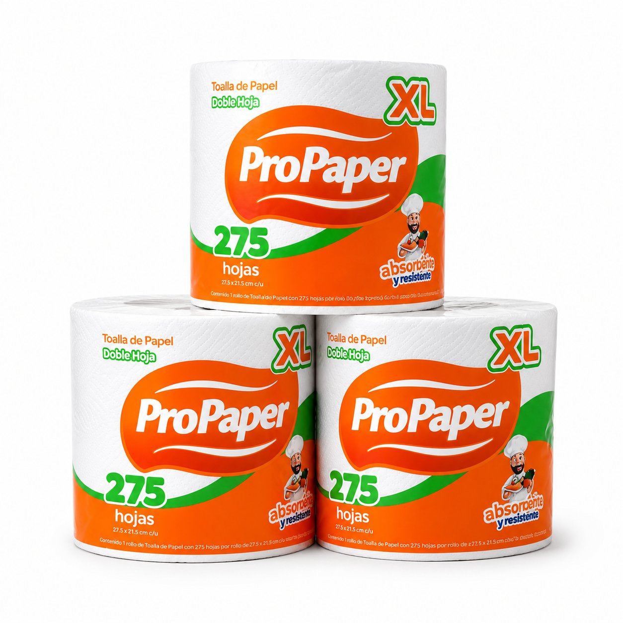 Toalla de papel XL doble hoja